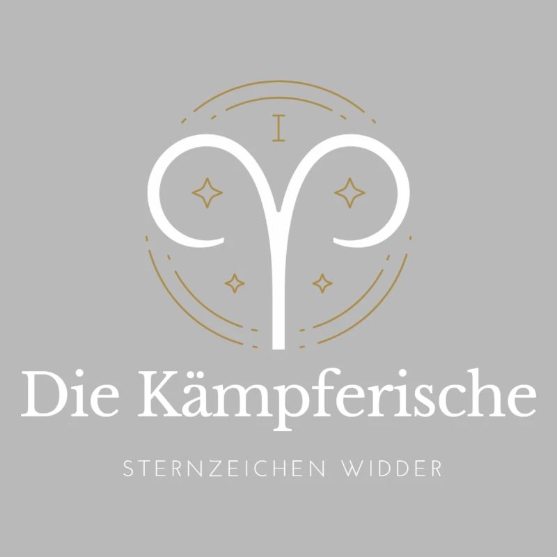 Widder Sternzeichen Logo Widder