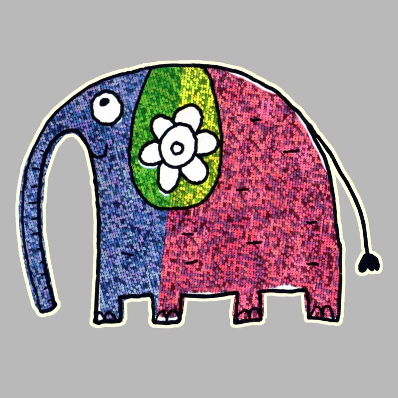 Mignon éléphant coloré Eli