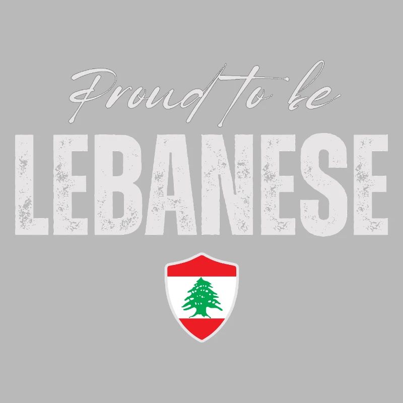Libanese stolz, ich liebe den Libanon