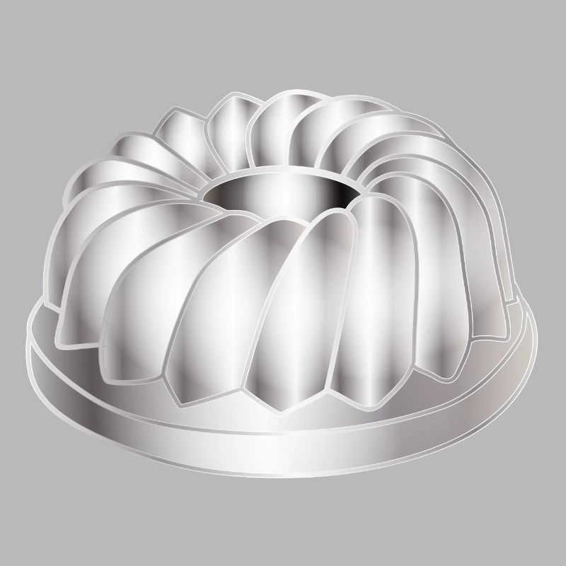 Bundt cake baking pan – simple kitchen motif
