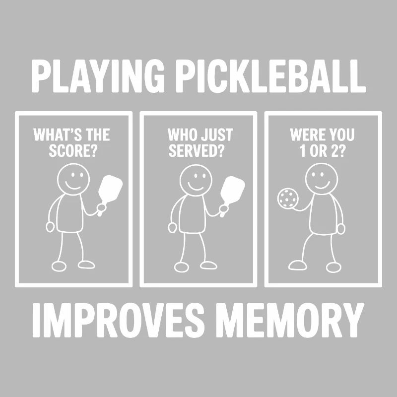 Pickleball Memory Comic Good for Memory