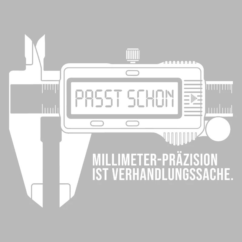 Handwerker Messschieber Millimeter Präzision