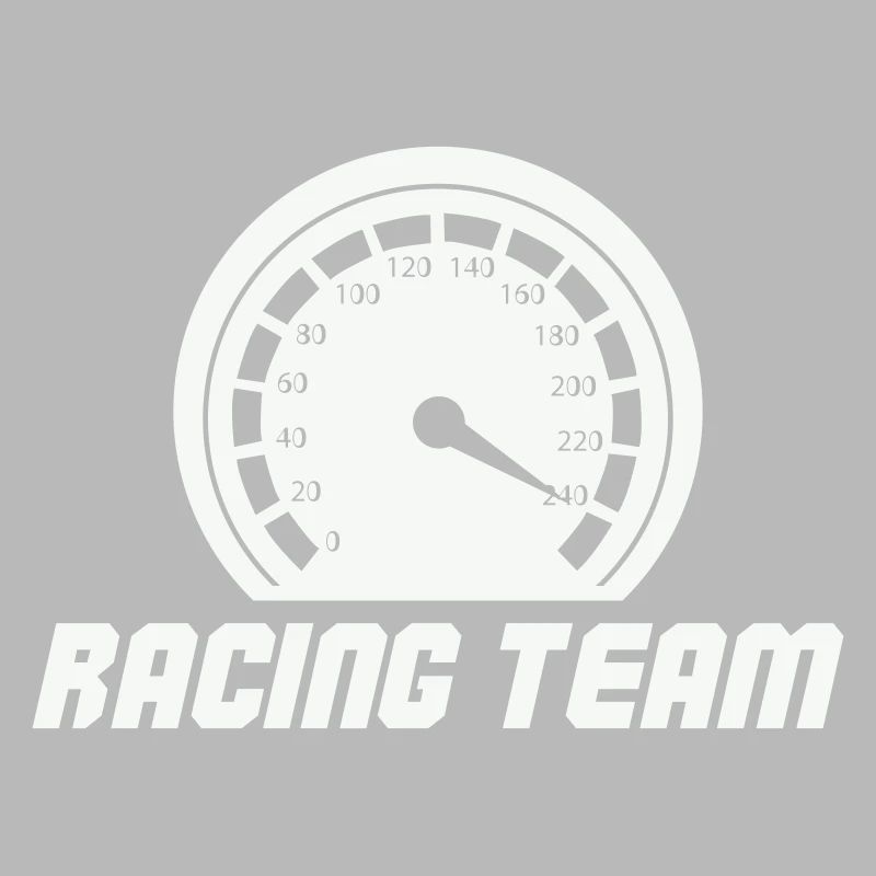 Racing Team Speedometer Emblem