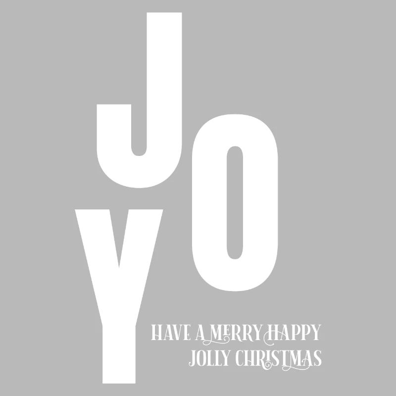 Logo typographique de Noël joyeux