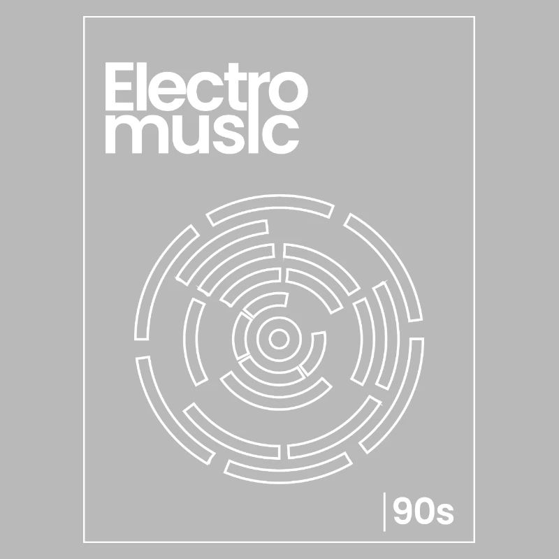 Electro Maze 90s Techno Tee