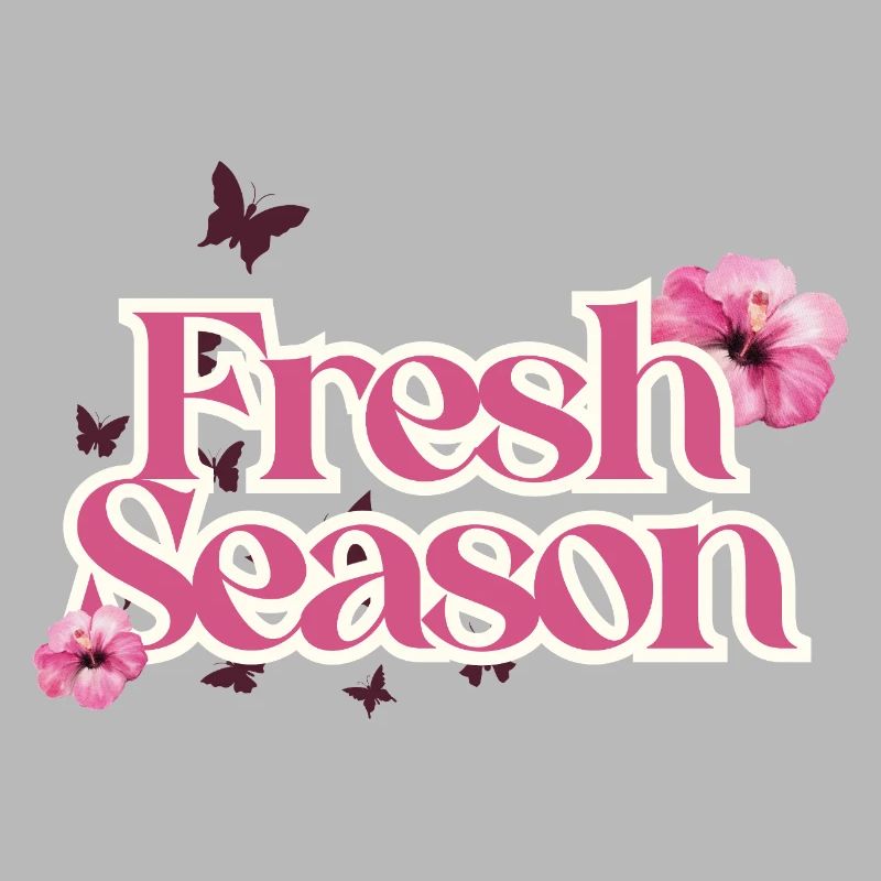Fraîche Saison Floral Script