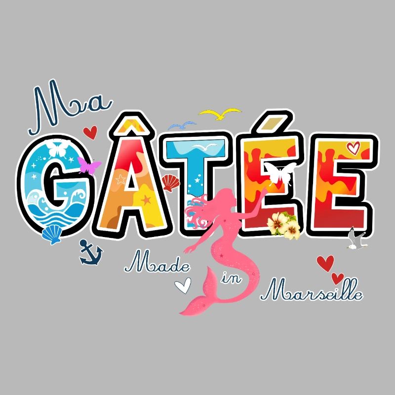 Ma Gatée, Expression marseillaise, valentines gift