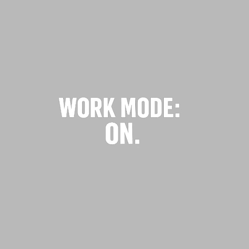 Arbeitsmodus an: Starke Typografie