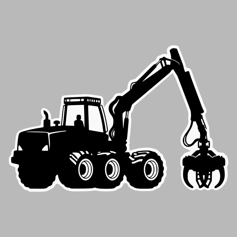 Harvester Silhouette