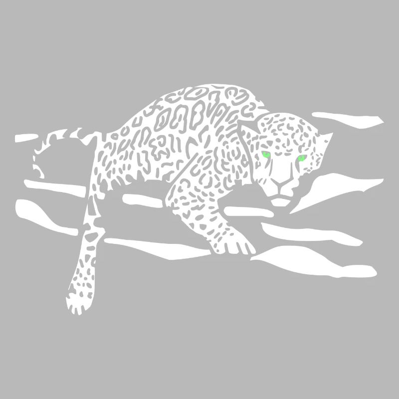 Leopard Sprung Silhouette