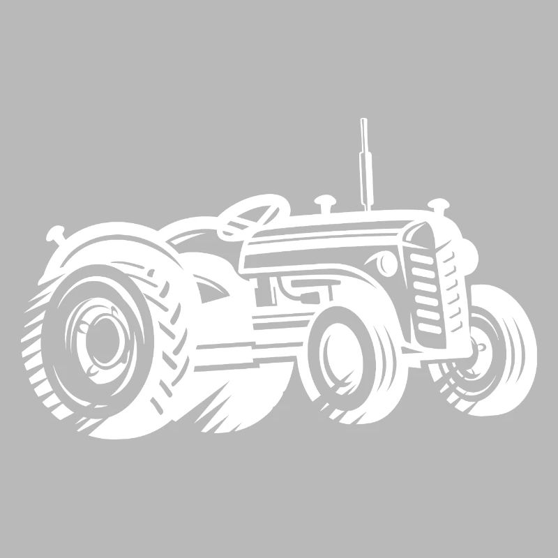 Traktor Silhouette Bauer Landwirtschaft