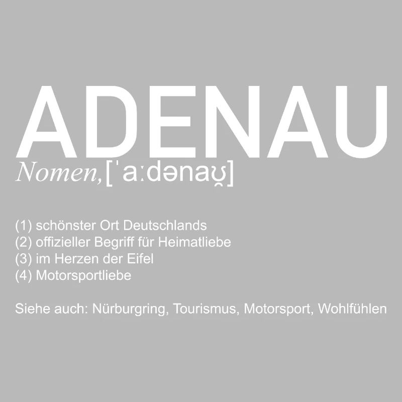 Adenau [Bedeutung] (weiß)