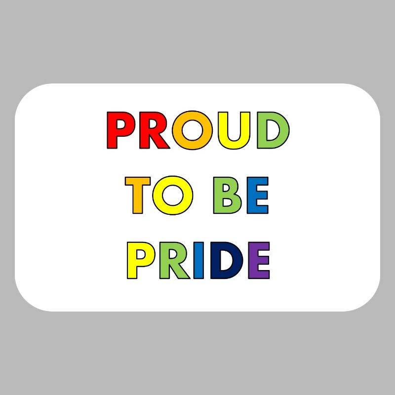 Fier d’être Pride dans le style arc-en-ciel