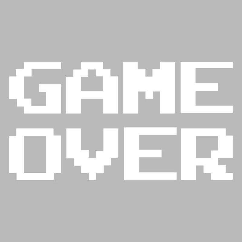 Pixel Game Over Retro