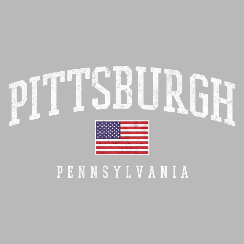 Pittsburgh Arc with Flag