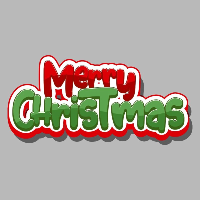 Joyeux Noël Graphique de script gras