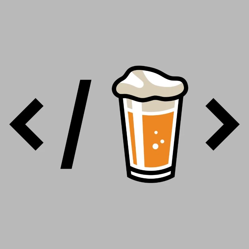Bierglas-Ikone mit Schaum