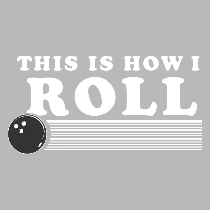 C’est ainsi que je ROll boule de bowling rétro