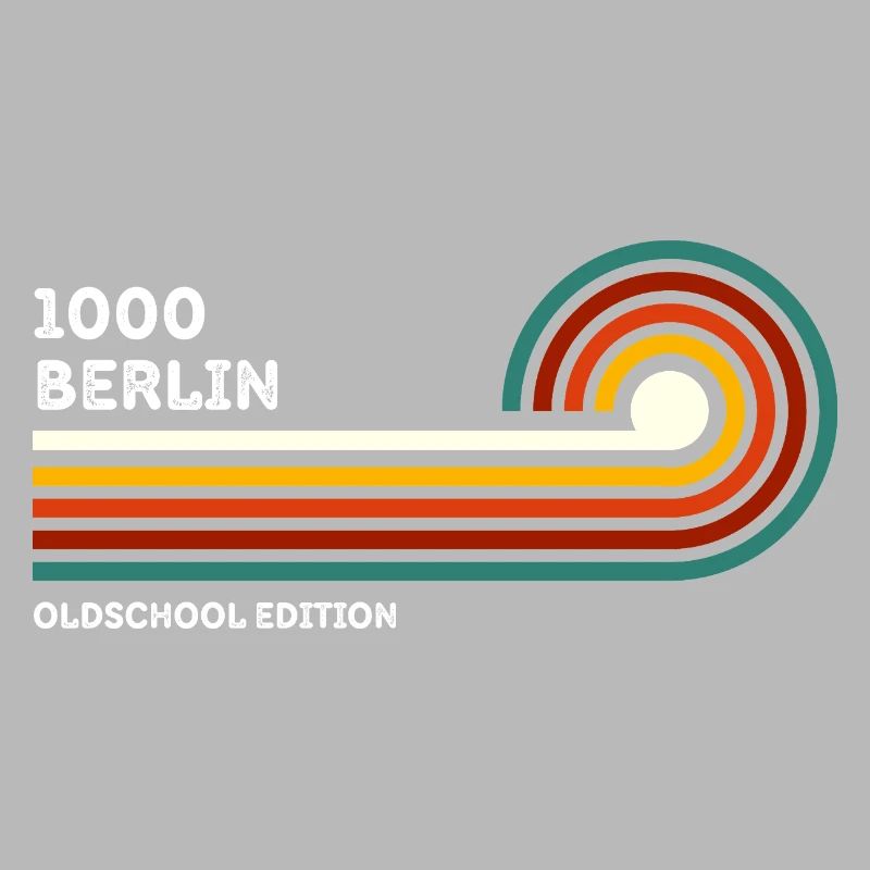 Berlin Chemise Rétro Code Postal 1000 Code Postal Souvenir