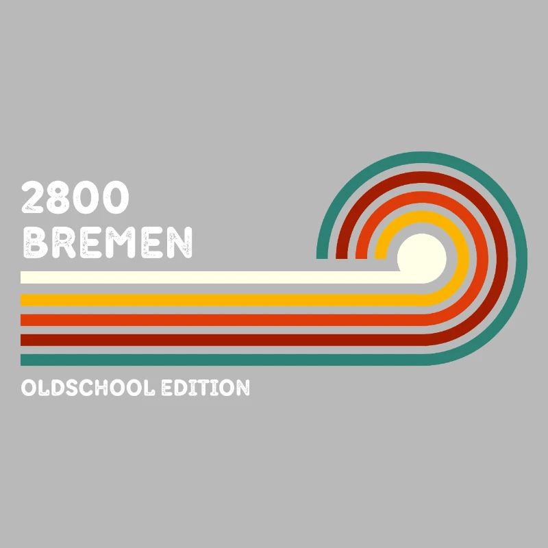 Bremen Retro Shirt 2800 Oldschool Zip Code