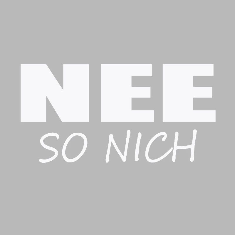 NON, PAS COMME ÇA