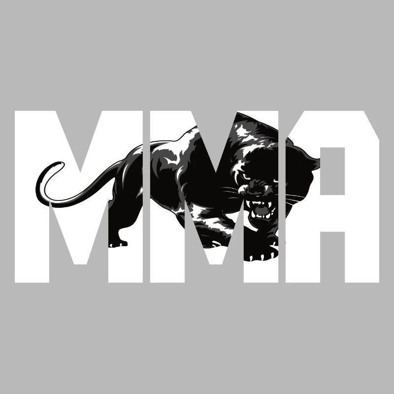 MMA Design mit einer Raubkatze