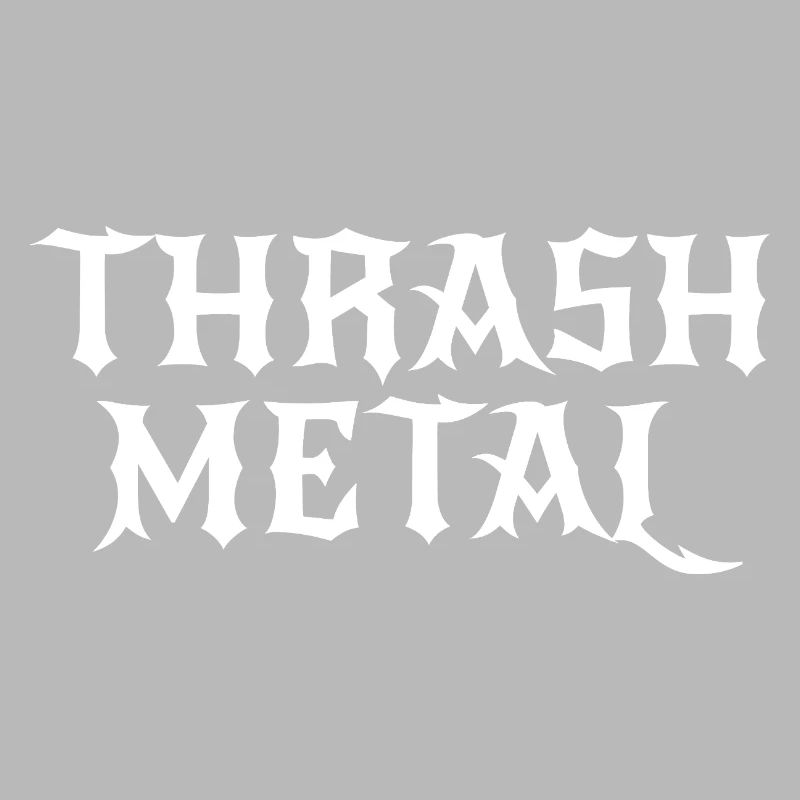 Thrash Metal Logo Crest