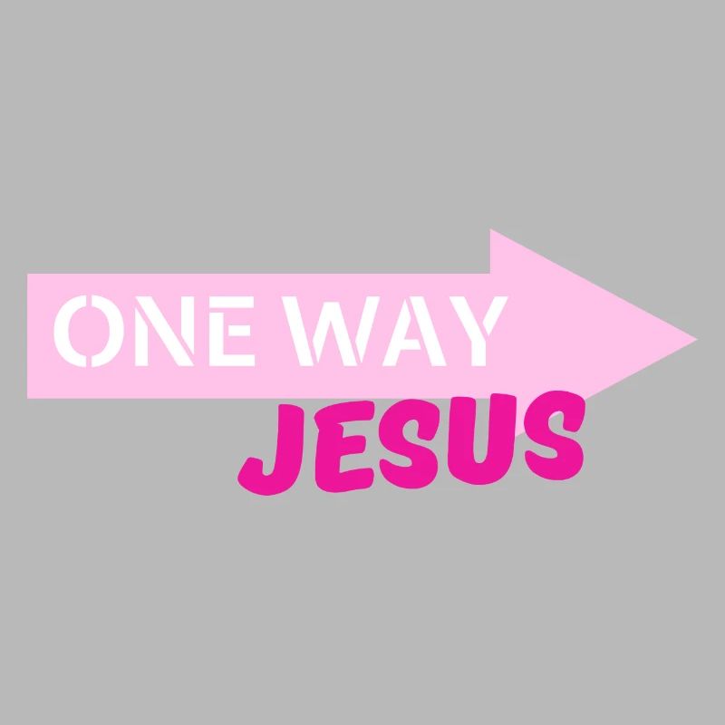 One Way Jesus Arrow