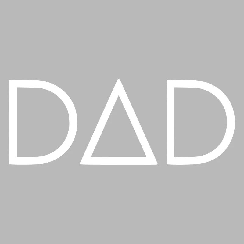 Dad Dreieck Monogramm