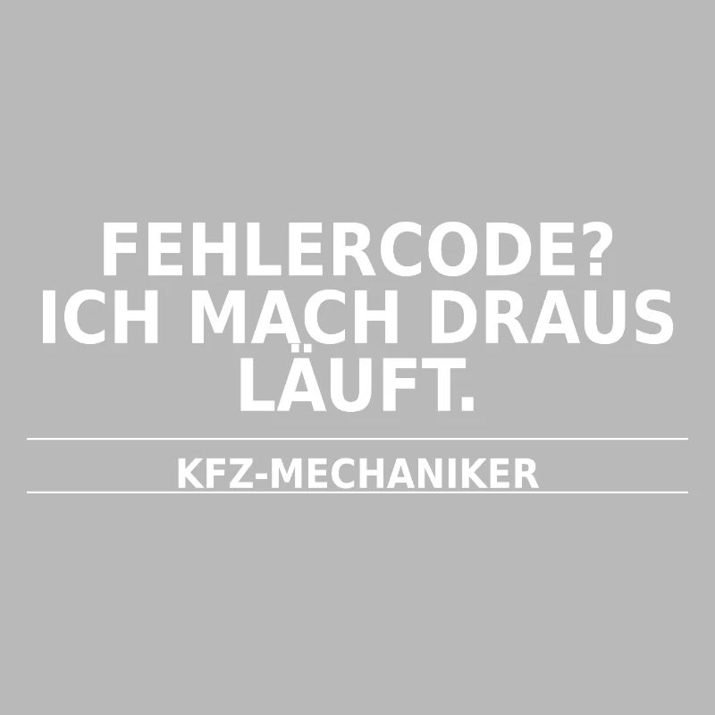 Mécanicien automobile – code d’erreur ? Je le fais tout le temps