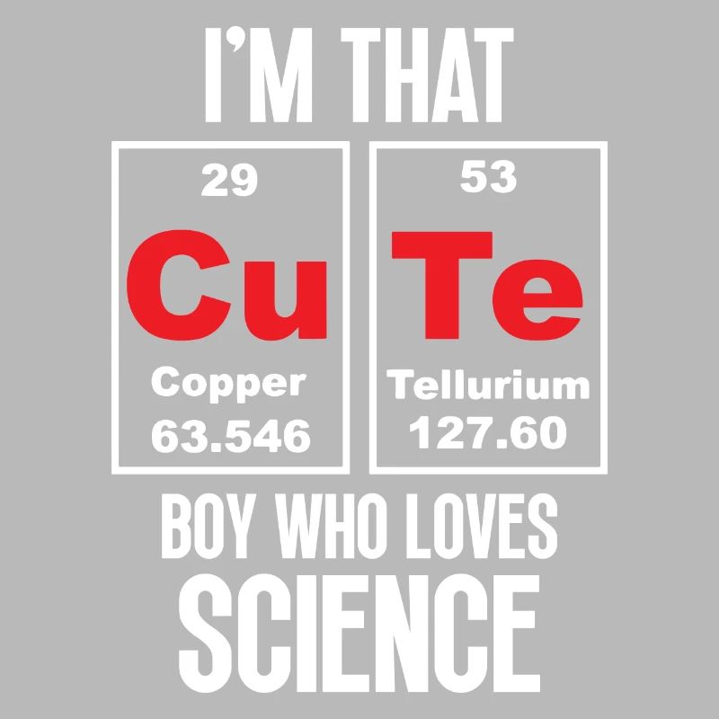 Je suis ce garçon mignon qui aime la science