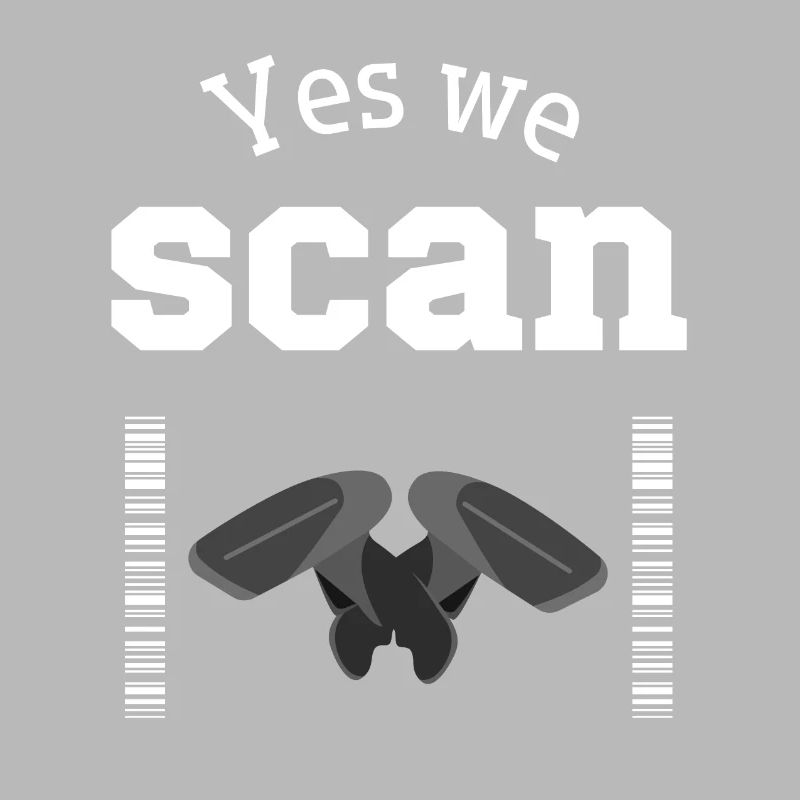 Yes we scan, Scanner, Barcode