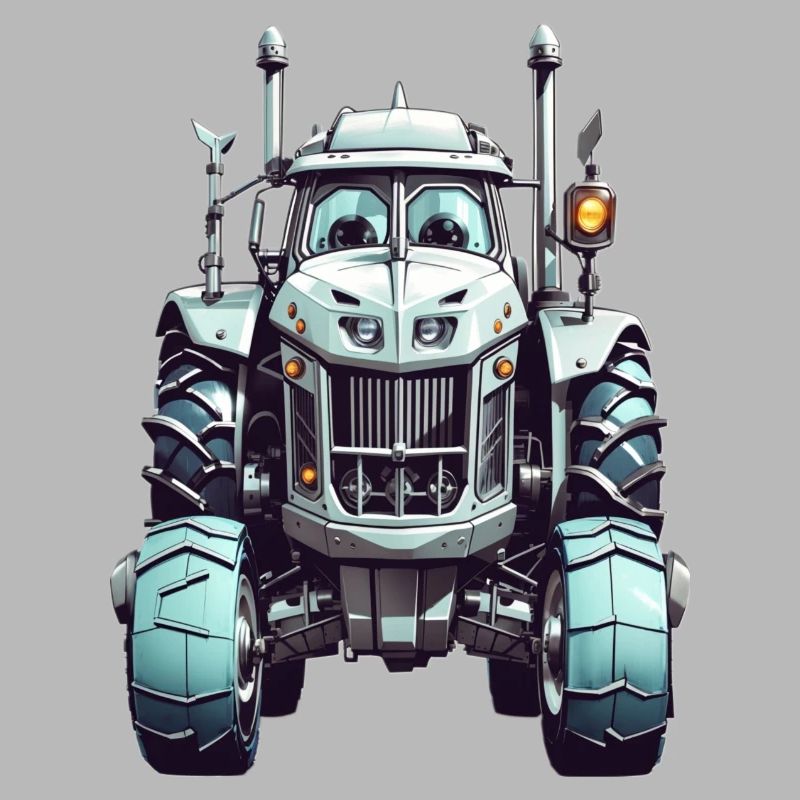 Traktor mit Augen