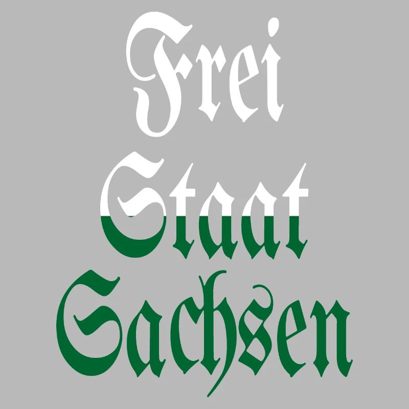 Land libre de Saxe blanc vert maison