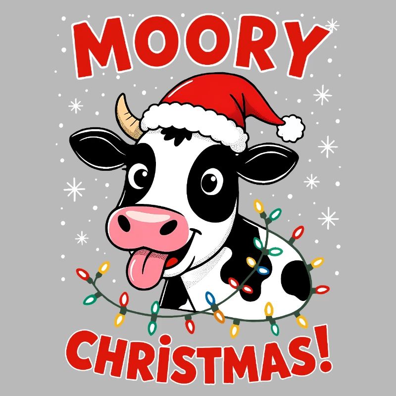 Ferme fermière de Noël en forme de vache
