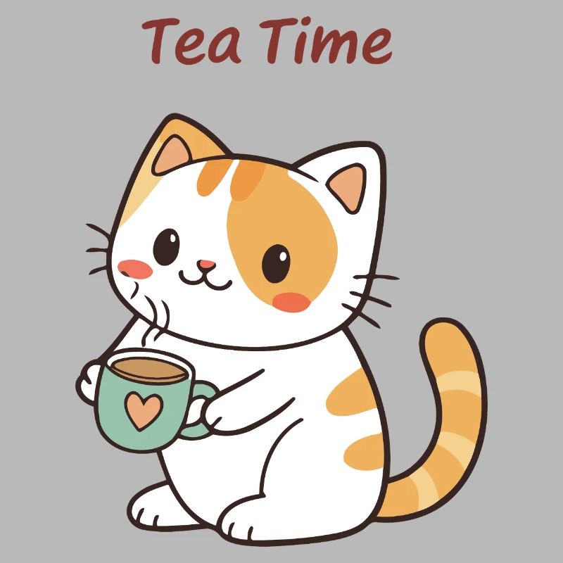 Chat Tea Time Doux