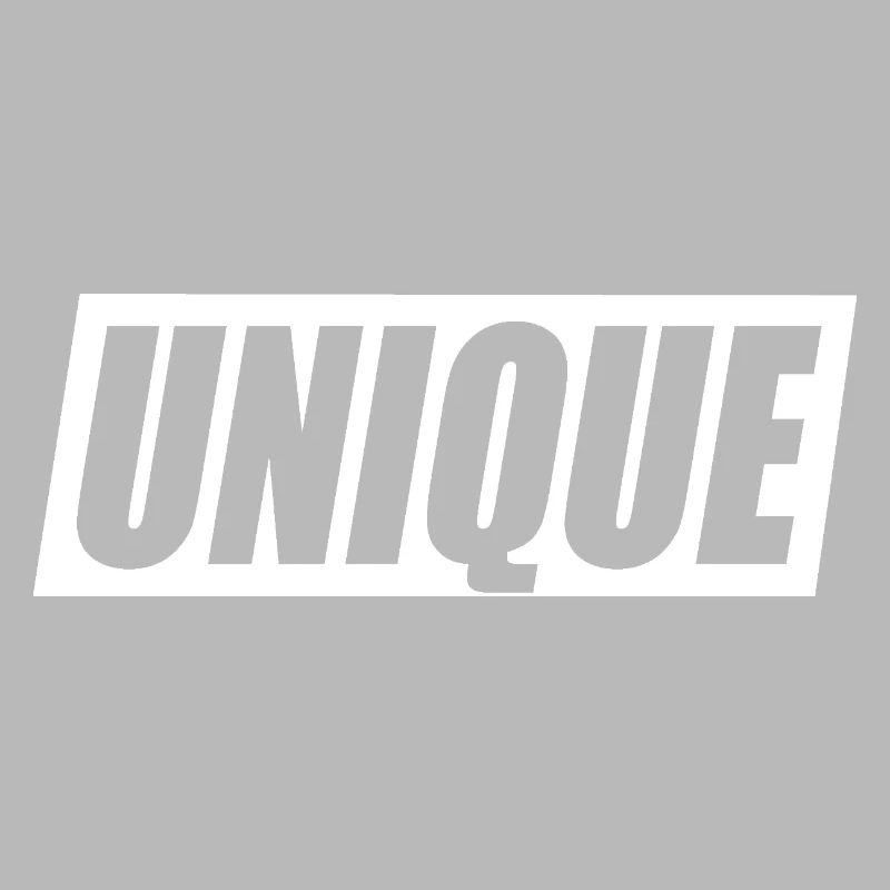 unique unique unique self-worth unique