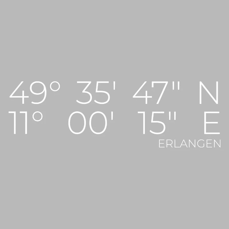 Coordinates Erlangen