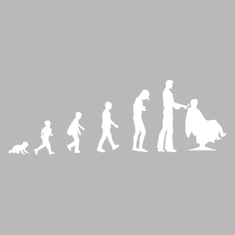 Évolution du bébé au coiffeur