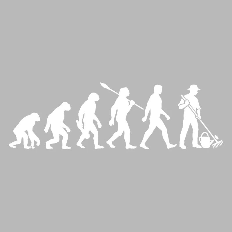Evolution - Gärtner - Garten - Gartenarbeit