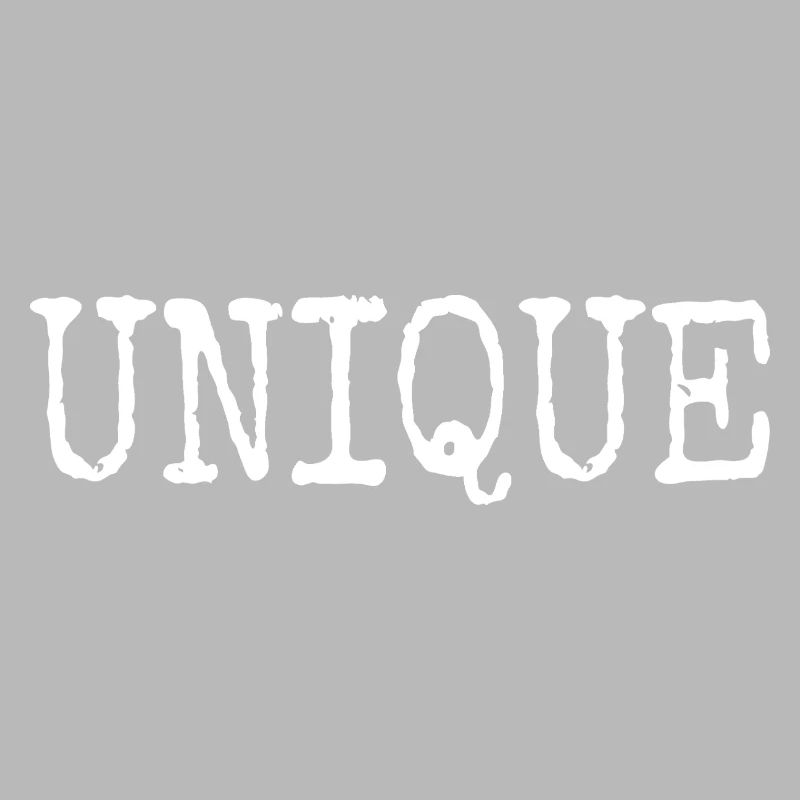 unique, unique, unique valeur de soi unique