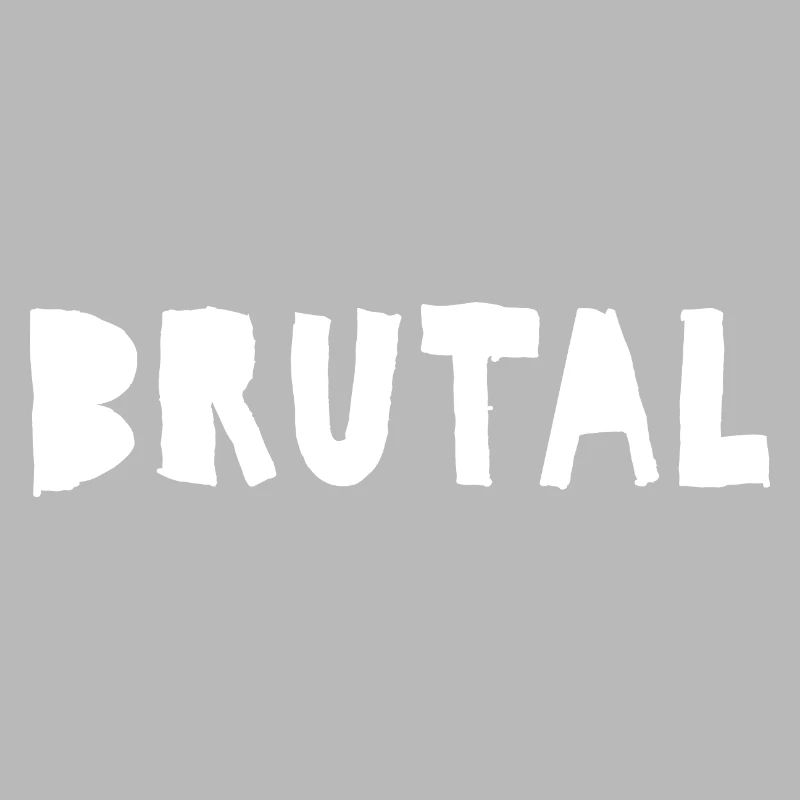 Conception brutale du logo Daged Bold