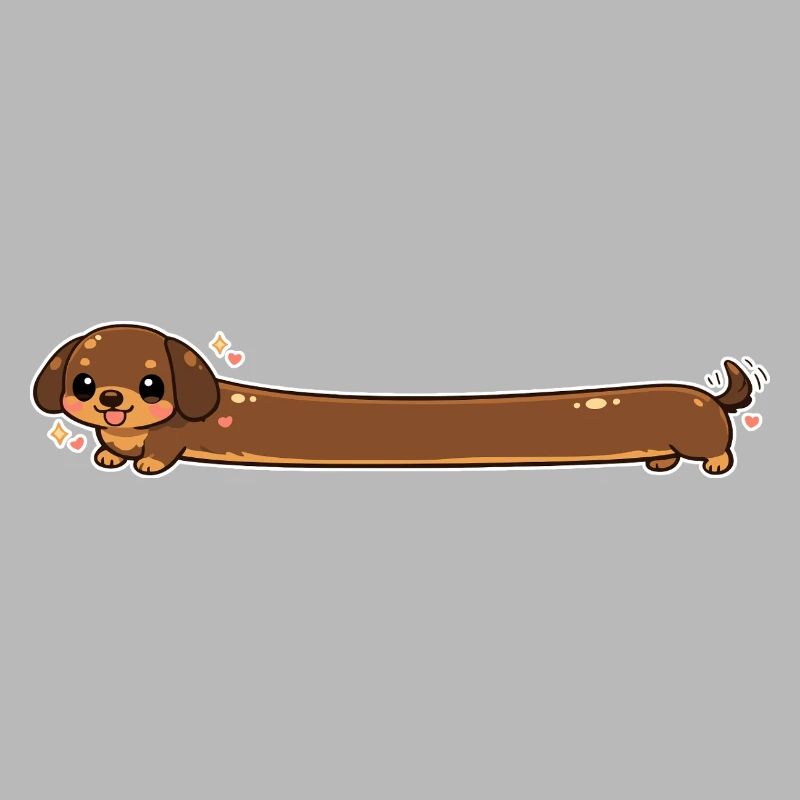Long dachshund cute