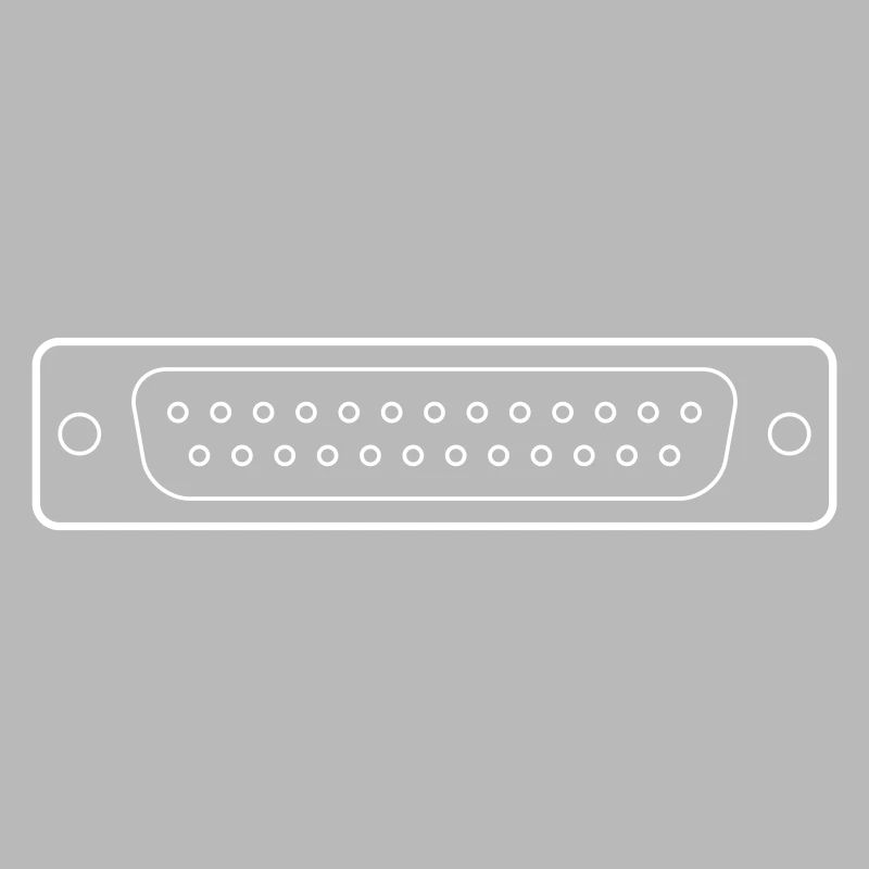 DB 25 Connector Parallel, Drucker
