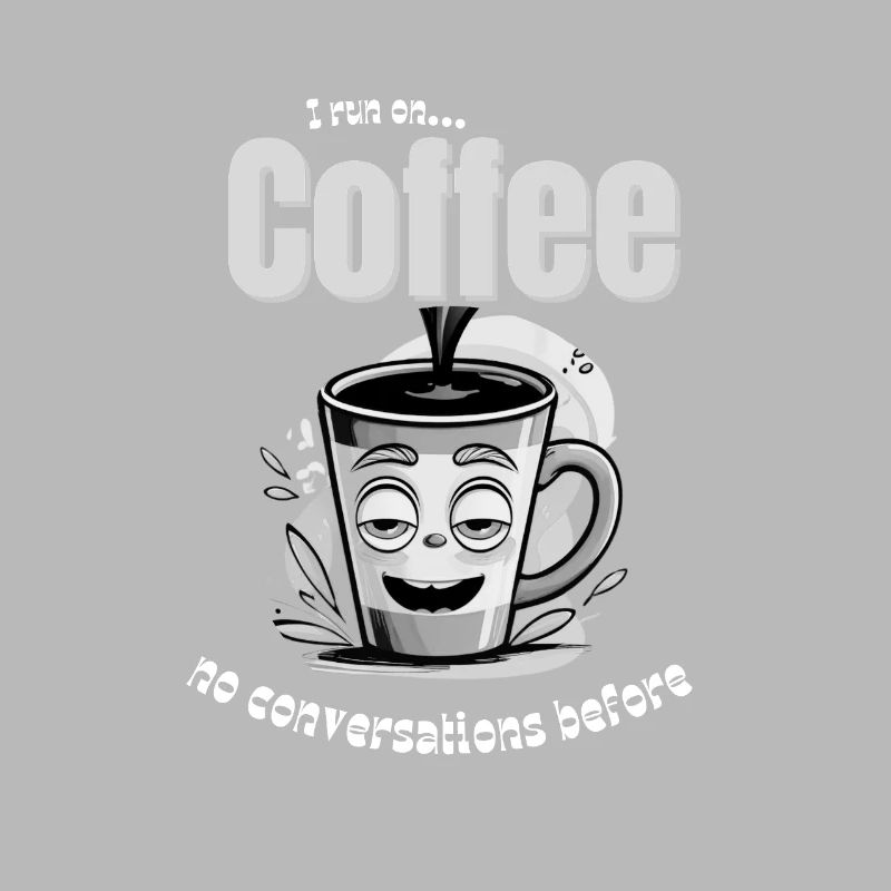 Ambiance café – Pas de conversations avant le café