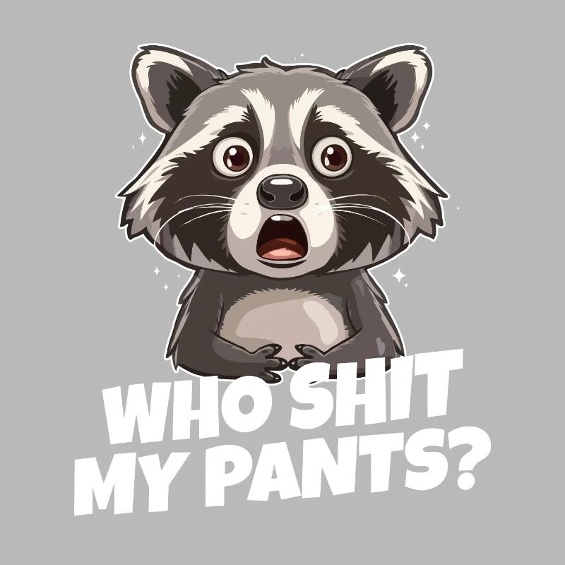Raccoon Panic Meme Tee