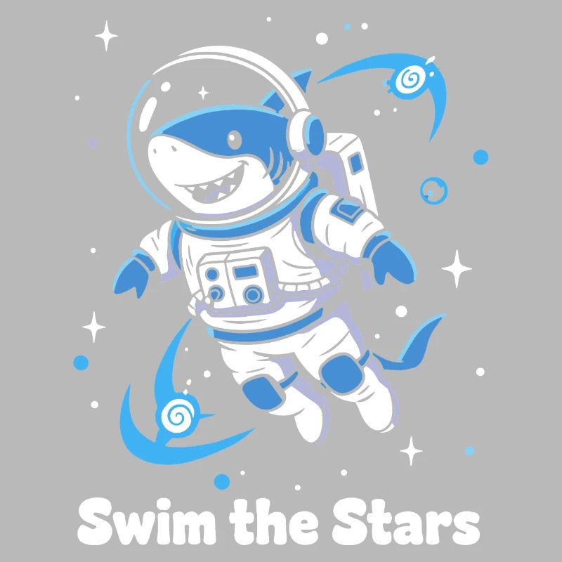 Astronaute requin de l’espace