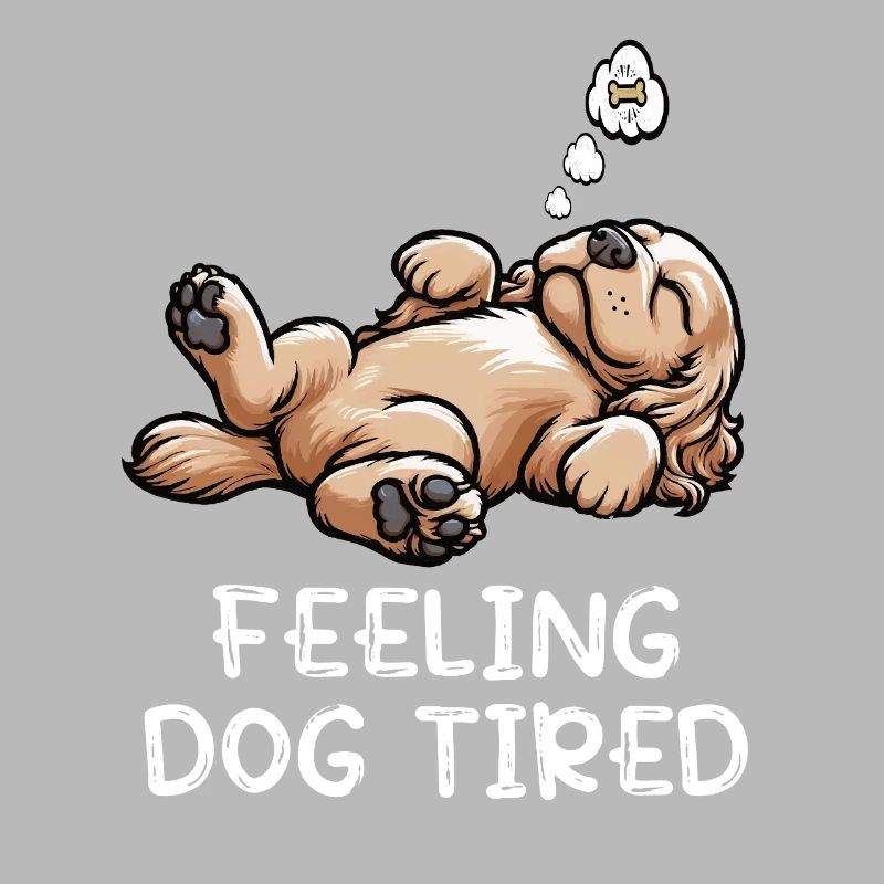 Feeling Dog Tired Cocker Spaniel Cockerhund Cocker