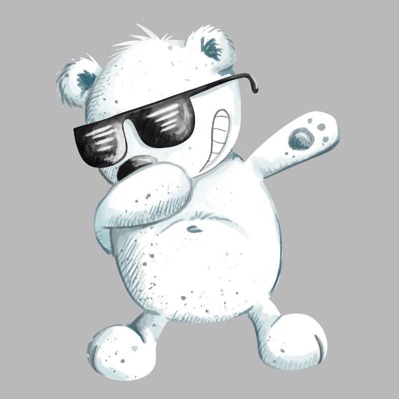 Dabbender Eisbär I Dab Dance Tiere I Dabbing Bär