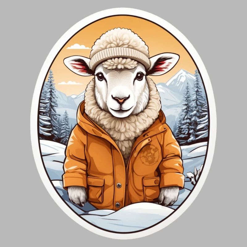 Cute cuddly sheep